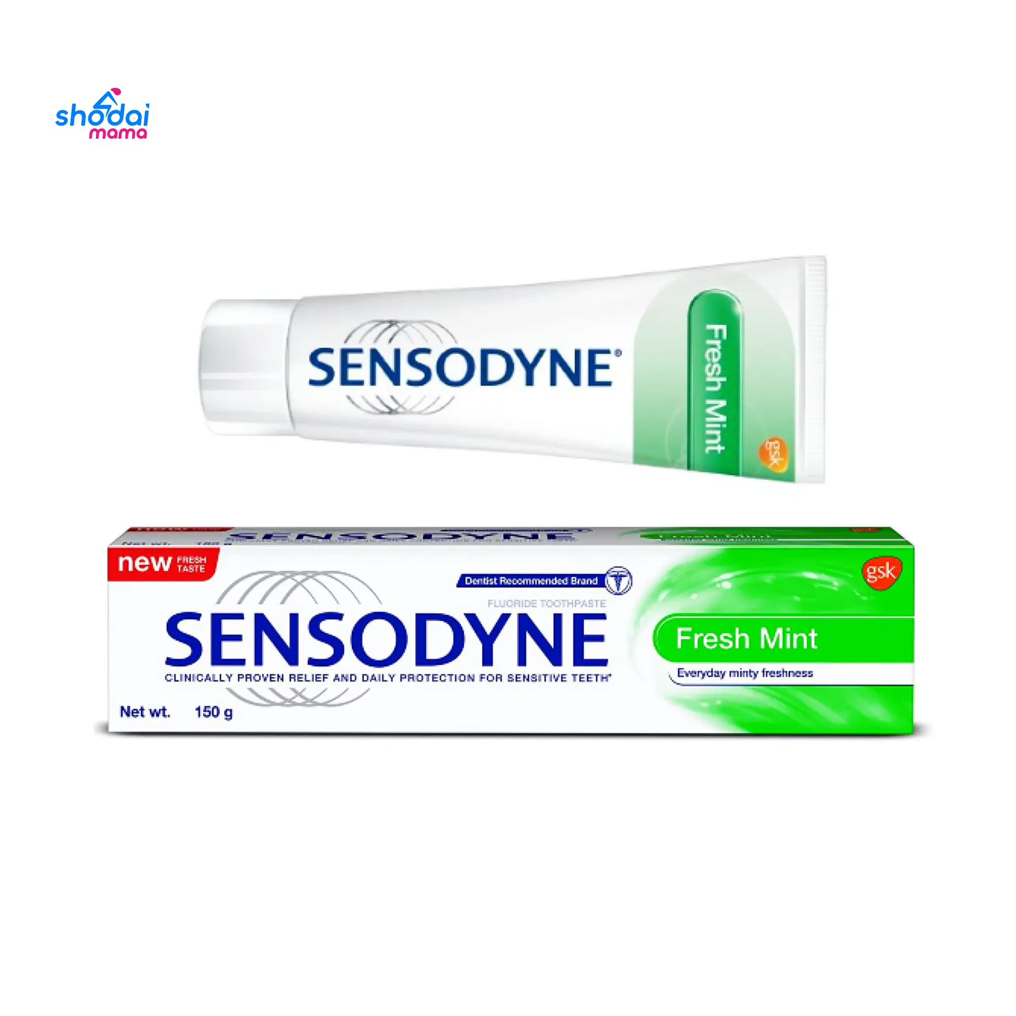 Sensodyne Fresh Mint Fluoride Toothpaste 150gm